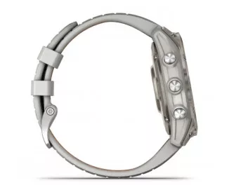 Смарт-часы GARMIN Fenix 7 Pro Sapphire Solar Titanium w. Fog Gray/Ember O. Band (010-02777-20/21)