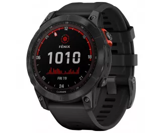 Смарт-часы GARMIN Fenix 7 Solar Slate Gray with Black Band (010-02540-10/11)