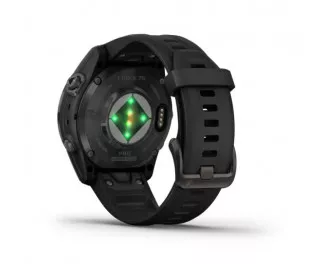 Смарт-часы GARMIN Fenix 7S Pro Sapphire Solar Carbon G. DLC Tit. with Black Band (010-02776-10/11)