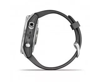 Смарт-годинник GARMIN Fenix 7S Silver with Graphite Band (010-02539-00/01)