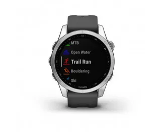 Смарт-годинник GARMIN Fenix 7S Silver with Graphite Band (010-02539-00/01)
