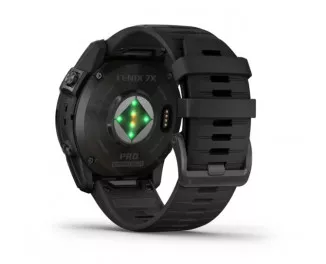 Смарт-годинник GARMIN Fenix 7X Pro Sapphire Solar Carbon G. DLC Tit. with Black Band (010-02778-10/11)