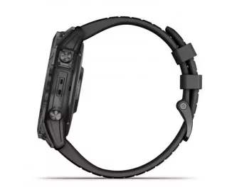 Смарт-годинник GARMIN Fenix 7X Pro Sapphire Solar Carbon G. DLC Tit. with Black Band (010-02778-10/11)