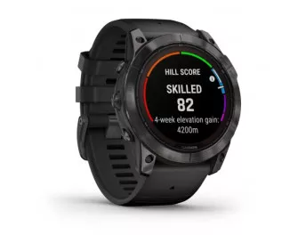 Смарт-годинник GARMIN Fenix 7X Pro Sapphire Solar Carbon G. DLC Tit. with Black Band (010-02778-10/11)