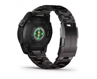 Смарт-часы GARMIN Fenix 7X Pro Sapphire Solar Carbon G. DLC Tit. with Vented Tit. Bracelet (010-02778-30)