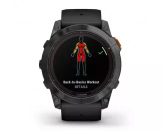 Смарт-годинник GARMIN Fenix 7X Pro Solar Slate Gray w. Black Band (010-02778-00/01)
