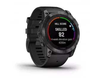Смарт-годинник GARMIN Fenix 7X Pro Solar Slate Gray w. Black Band (010-02778-00/01)