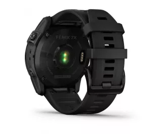 Смарт-часы GARMIN Fenix 7X Sapphire Solar Black DLC Titanium with Black Band (010-02541-22/23)