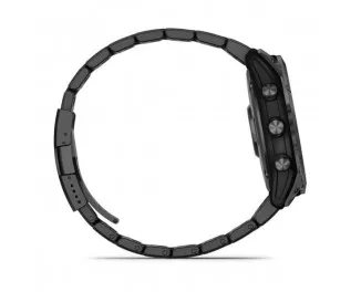 Смарт-годинник GARMIN Fenix 7X Sapphire Solar Carbon Grey DLC Titanium with Carbon Grey DLC Vented Titanium Band (010-02541-27)