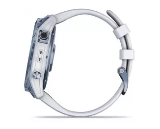 Смарт-часы GARMIN Fenix 7X Sapphire Solar Mineral Blue DLC Titanium with Whitestone Band (010-02541-14/15)