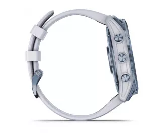 Смарт-часы GARMIN Fenix 7X Sapphire Solar Mineral Blue DLC Titanium with Whitestone Band (010-02541-14/15)