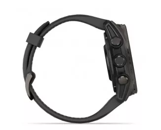 Смарт-часы GARMIN Fenix 8 43mm AMOLED Sapphire Carbon Gray DLC Tit. w. Black/Pebble Gray S. Band (010-02903-20/21)