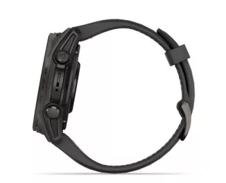 Смарт-часы GARMIN Fenix 8 43mm AMOLED Sapphire Carbon Gray DLC Tit. w. Black/Pebble Gray S. Band (010-02903-20/21)