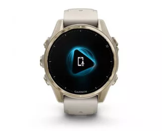 Смарт-часы GARMIN Fenix 8 43mm AMOLED Sapphire Soft Gold w. Fog Gray/Dark Sandstone S. Band (010-02903-10/11/18)