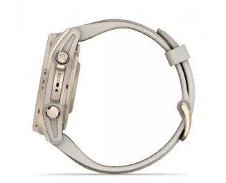 Смарт-часы GARMIN Fenix 8 43mm AMOLED Sapphire Soft Gold w. Fog Gray/Dark Sandstone S. Band (010-02903-10/11/18)