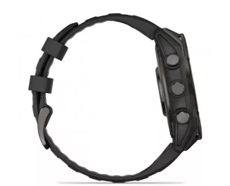 Смарт-часы GARMIN Fenix 8 47mm AMOLED Sapphire Carbon Gray DLC Titanium w. Black/Pebble Gray S. Band (010-02904-20/21)