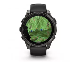 Смарт-часы GARMIN Fenix 8 47mm AMOLED Sapphire Carbon Gray DLC Titanium w. Black/Pebble Gray S. Band (010-02904-20/21)
