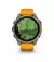 Смарт-часы GARMIN Fenix 8 47mm AMOLED Sapphire Titanium w. Spark Orange/Graphite Silicone Band (010-02904-10/11)