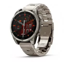 Смарт-часы GARMIN Fenix 8 47mm AMOLED Sapphire Titanium with Vented Titanium Bracelet (010-02904-40)