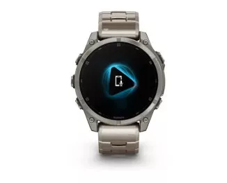 Смарт-часы GARMIN Fenix 8 47mm AMOLED Sapphire Titanium with Vented Titanium Bracelet (010-02904-40)