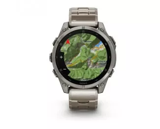 Смарт-часы GARMIN Fenix 8 47mm AMOLED Sapphire Titanium with Vented Titanium Bracelet (010-02904-40)