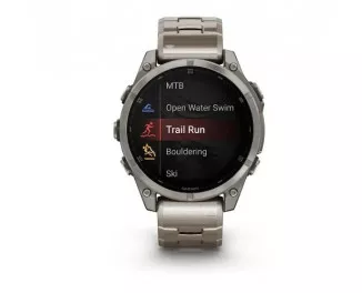 Смарт-часы GARMIN Fenix 8 47mm AMOLED Sapphire Titanium with Vented Titanium Bracelet (010-02904-40)
