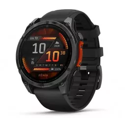 Смарт-часы GARMIN Fenix 8 47mm AMOLED Slate Gray with Black Silicone Band (010-02904-00/01/09)