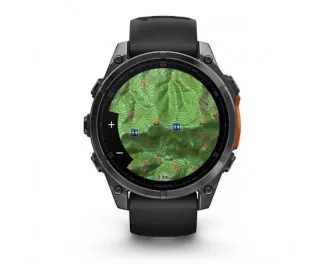 Смарт-часы GARMIN Fenix 8 47mm AMOLED Slate Gray with Black Silicone Band (010-02904-00/01/09)