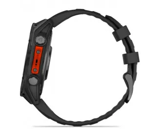 Смарт-часы GARMIN Fenix 8 47mm AMOLED Slate Gray with Black Silicone Band (010-02904-00/01/09)