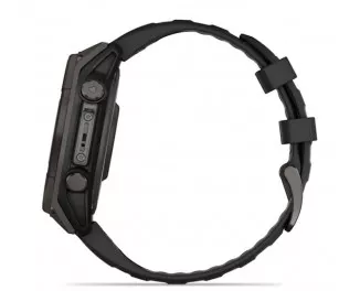 Смарт-годинник GARMIN Fenix 8 47mm Solar Sapphire Carbon Gray DLC Titanium w. Black/Pebble Gray S. Band (010-02906-10/11)
