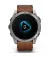 Смарт-годинник GARMIN Fenix 8 51mm AMOLED Sapphire Carbon grey DLC w. Chestnut Leather Band (010-02905-40)