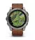 Смарт-годинник GARMIN Fenix 8 51mm AMOLED Sapphire Carbon grey DLC w. Chestnut Leather Band (010-02905-40)