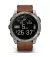 Смарт-годинник GARMIN Fenix 8 51mm AMOLED Sapphire Carbon grey DLC w. Chestnut Leather Band (010-02905-40)