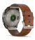 Смарт-годинник GARMIN Fenix 8 51mm AMOLED Sapphire Carbon grey DLC w. Chestnut Leather Band (010-02905-40)