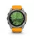 Смарт-часы GARMIN Fenix 8 51mm AMOLED Sapphire Titanium w. Spark Orange/Graphite Silicone Band (010-02905-10/11/53)