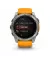 Смарт-часы GARMIN Fenix 8 51mm AMOLED Sapphire Titanium w. Spark Orange/Graphite Silicone Band (010-02905-10/11/53)