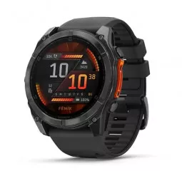 Смарт-часы GARMIN Fenix 8 51mm AMOLED Slate Gray with Black Silicone Band (010-02905-00)
