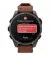 Смарт-часы GARMIN Fenix 8 Pro 47mm AMOLED Carbon Gray DLC Titanium with Chestnut Leather Band (010-03198-40)