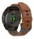 Смарт-часы GARMIN Fenix 8 Pro 47mm AMOLED Carbon Gray DLC Titanium with Chestnut Leather Band (010-03198-40)