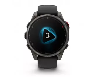 Смарт-часы GARMIN Fenix 8 Pro 47mm AMOLED Sapphire Carbon grey DLC Tit. w. Black/grey S. Band (010-03198-00/01)