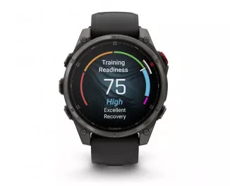Смарт-часы GARMIN Fenix 8 Pro 47mm AMOLED Sapphire Carbon grey DLC Tit. w. Black/grey S. Band (010-03198-00/01)