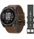Смарт-часы GARMIN Fenix 8 Pro 51mm AMOLED Carbon Gray DLC Titanium with Chestnut Leather Band (010-03199-40)