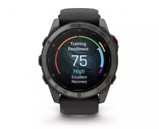 Смарт-часы GARMIN Fenix 8 Pro 51mm AMOLED Sapphire Carbon grey DLC Tit. w. Black/grey S. Band (010-03199-00/01)