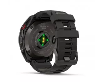 Смарт-часы GARMIN Fenix 8 Pro 51mm AMOLED Sapphire Carbon grey DLC Tit. w. Black/grey S. Band (010-03199-00/01)