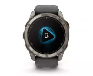 Смарт-часы GARMIN Fenix 8 Pro 51mm AMOLED Sapphire Tit. w. Graphite/black S. Band  (010-03199-10/11)