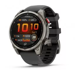 Смарт-часы GARMIN Fenix 8 Pro 47mm AMOLED Sapphire Tit. w. Graphite/black S. Band (010-03198-10/11)