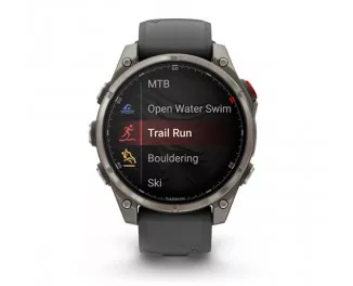 Смарт-часы GARMIN Fenix 8 Pro 47mm AMOLED Sapphire Tit. w. Graphite/black S. Band (010-03198-10/11)