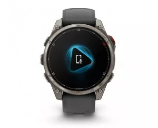 Смарт-часы GARMIN Fenix 8 Pro 47mm AMOLED Sapphire Tit. w. Graphite/black S. Band (010-03198-10/11)