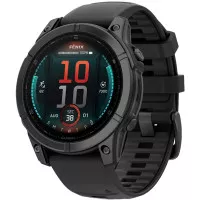 Смарт-часы GARMIN Fenix E 47mm AMOLED Slate Gray Steel with Black Silicone Band (010-03025-03/01)