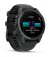 Смарт-часы GARMIN Fenix E 47mm AMOLED Slate Gray Steel with Black Silicone Band (010-03025-03/01)